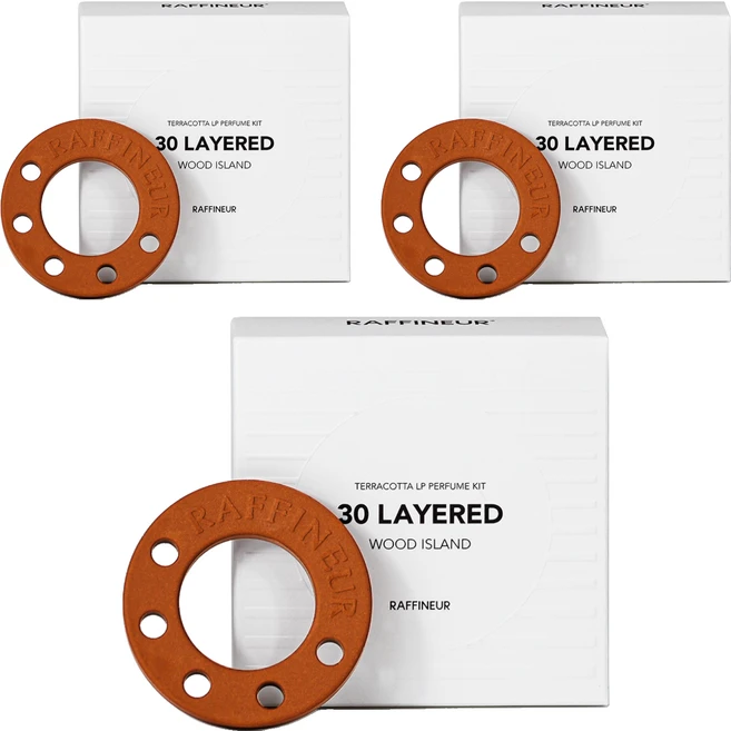 라피네르 테라코타 LP 퍼퓸 디퓨저 키트 24g, 우드 아일랜드, 3개 - 쿠팡