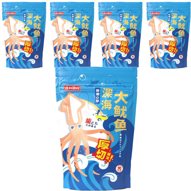 達利國際 深海大魷魚 原味, 100g, 5包