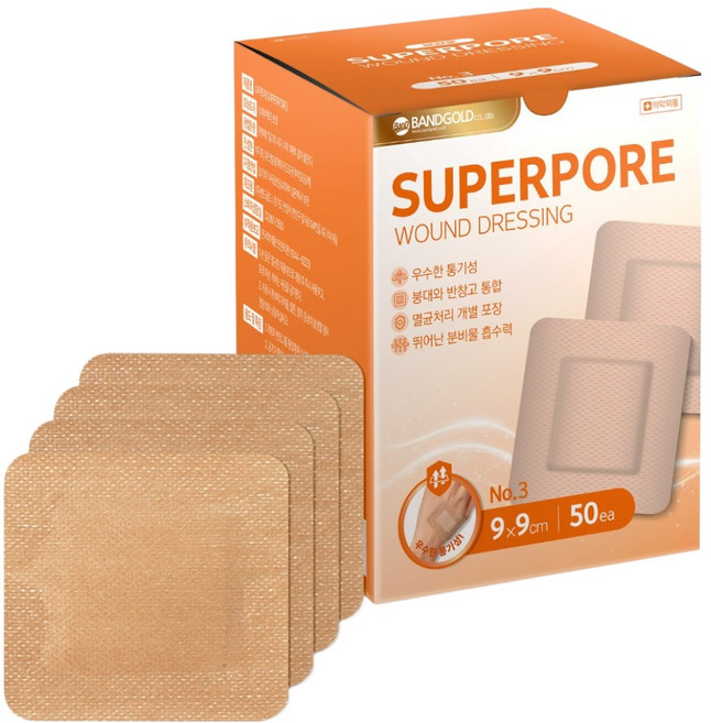 밴드골드 슈퍼포아, 50개입, 1개