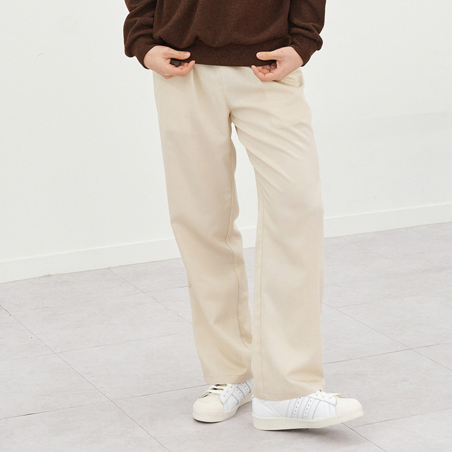 Brown Studio 男款寬版鬆緊西裝褲