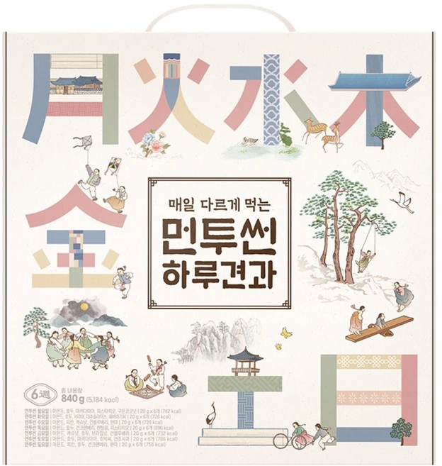 바프 먼투썬 6주 하루견과, 840g, 1개 - 쿠팡