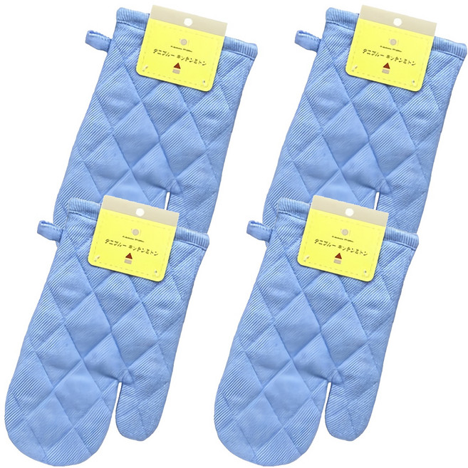 日本IMA 丹寧藍隔熱手套, 顏色隨機, 4支