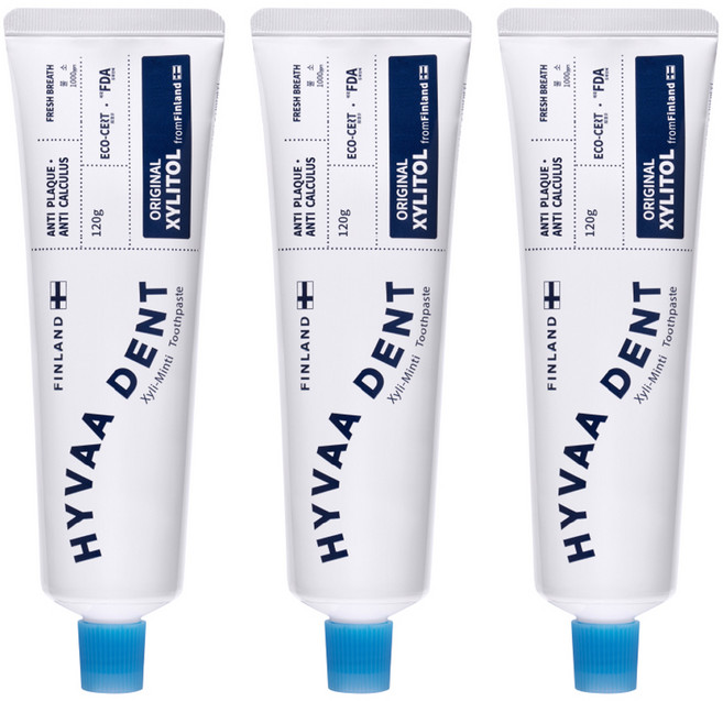 휘바덴트 자일리민티 치약, 120g, 3개