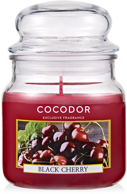 코코도르 미디움자 캔들, 블랙체리, 340g, 1개