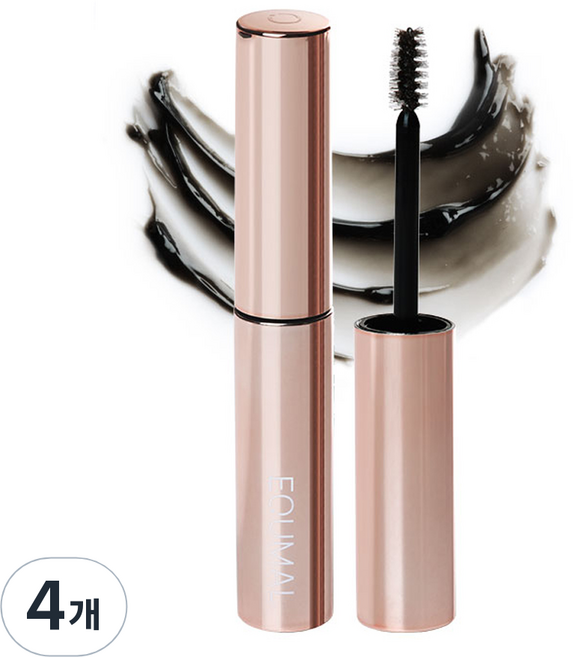 에크멀 라이브 브로우 텍스처라이저 4.5g, 00 클리어 차콜, 4개