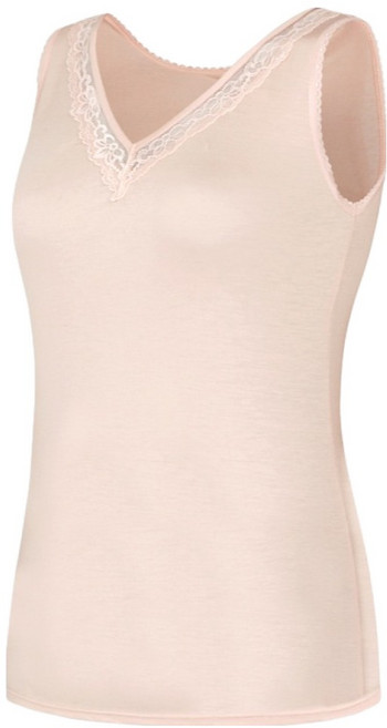 크리비아 라이오셀 플라워 레이스 어깨런닝