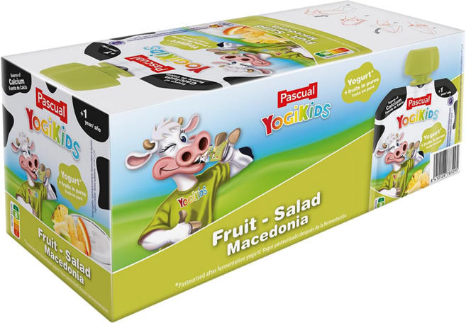 Pascual 帕斯夸 兒童綜合水果優格, 1.92kg, 1盒