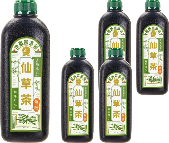 profitez La Vie 享食生活 老祖宗仙草茶 無糖, 5瓶, 960ml