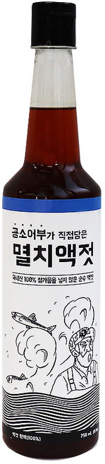곰소어부 직접 담은 멸치 액젓, 750ml, 1개