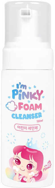 아임핑키 키즈 페이셜 폼 클렌저, 150ml, 1개