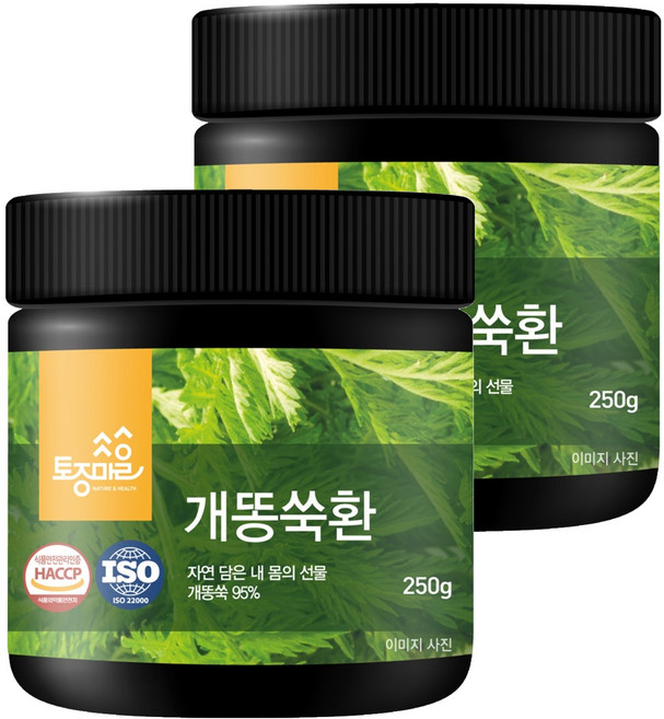 토종마을 개똥쑥환, 2개, 250g