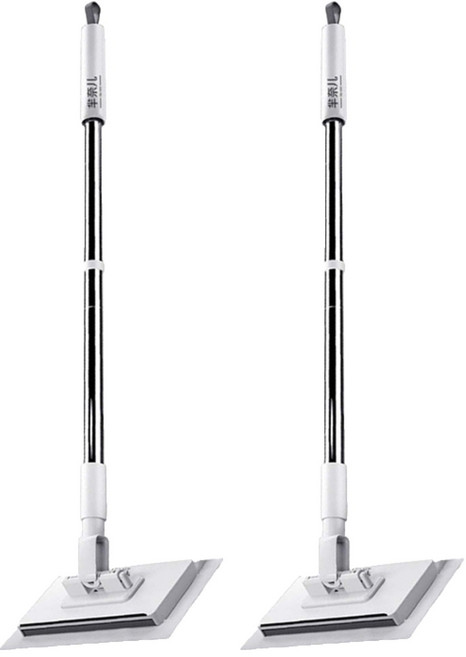 minaier 羋奈兒 免臟手自動夾乾濕兩用懶人擦臉巾小拖把, 2個