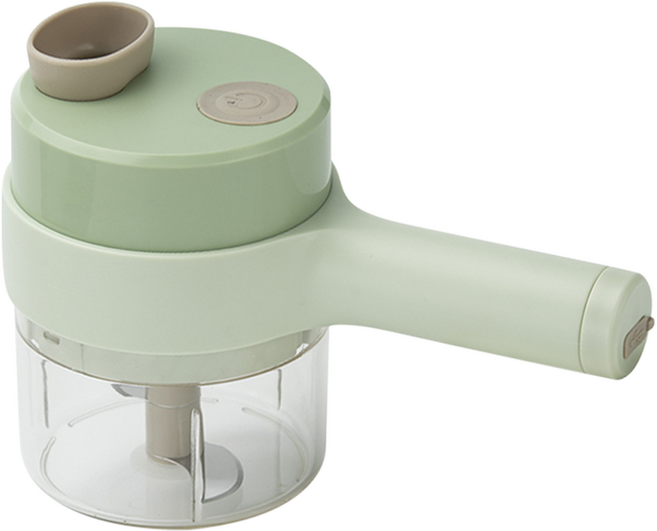 全套無線電動攪蒜切菜神器 QD4001A 530g, 綠色, 1個