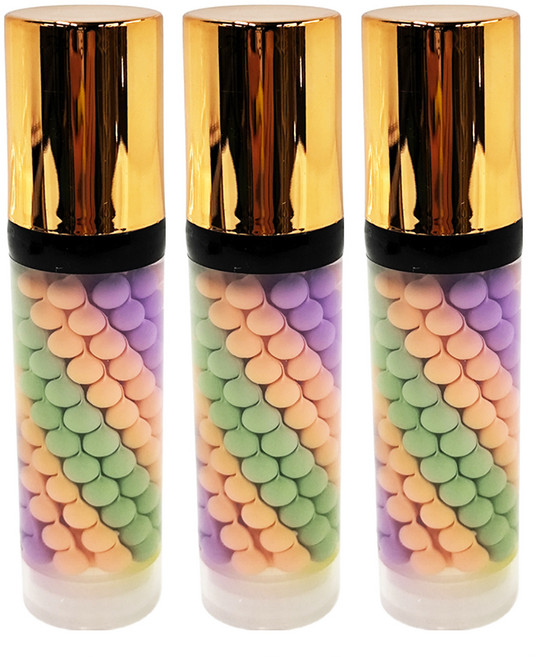 小麥購物 三色隔離素顏霜 40g S283, 3瓶