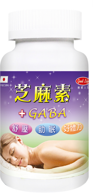 good Life 得意人生 GABA芝麻素, 40顆, 1罐