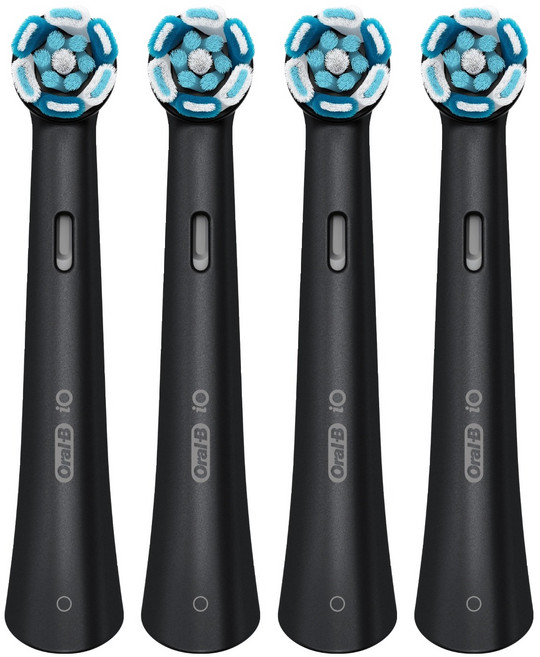 Oral-B 歐樂B iO微震清潔刷頭 黑色, 4個