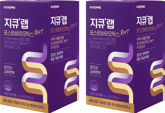 지큐랩 포스트바이오틱스 알에이치티 30p, 150g, 2개