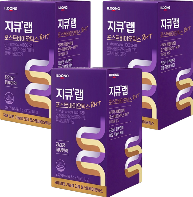 지큐랩 포스트바이오틱스 알에이치티 30p, 150g, 3박스