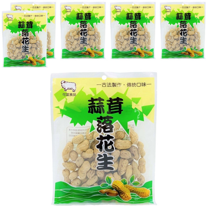 可富 蒜茸落花生, 100g, 6包