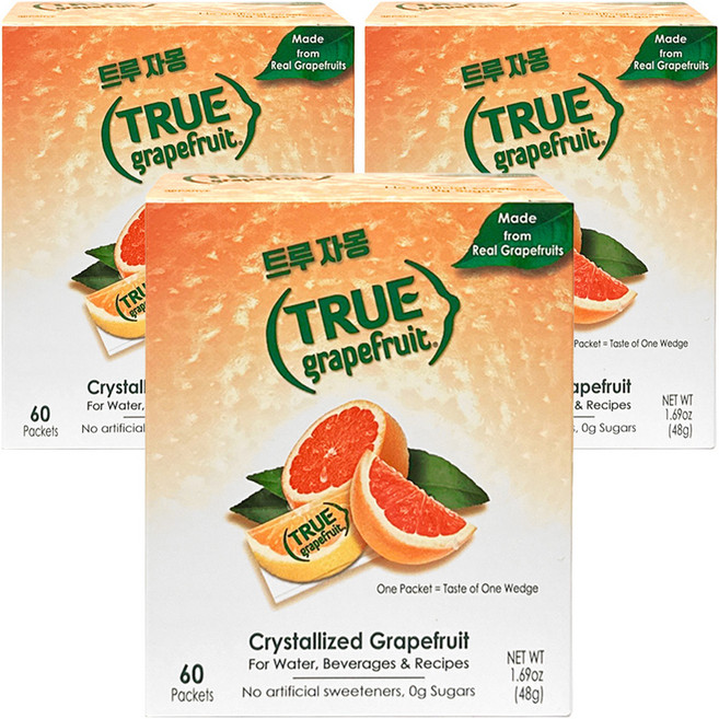 트루시트러스 트루자몽, 800mg, 60개입, 3개