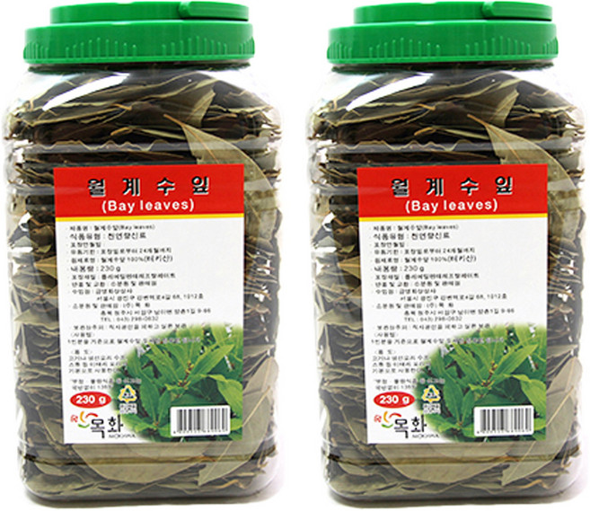 대용량 월계수잎, 230g, 2개