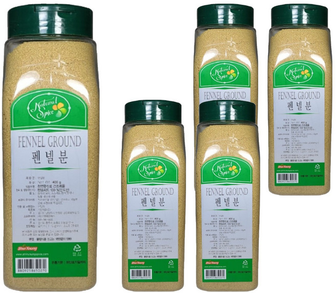 내츄럴스파이스 펜넬분, 400g, 5개