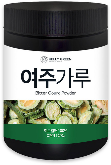 헬로우그린 여주 분말 가루, 240g, 1개
