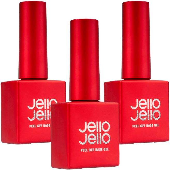 젤로젤로 필오프 베이스 젤, 10ml, 3개