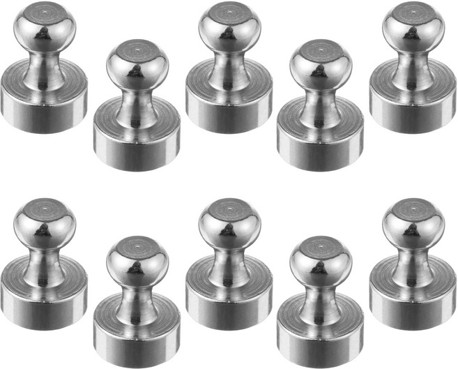 코멧 초강력 고리자석 후크 체스형 도장자석, 10개