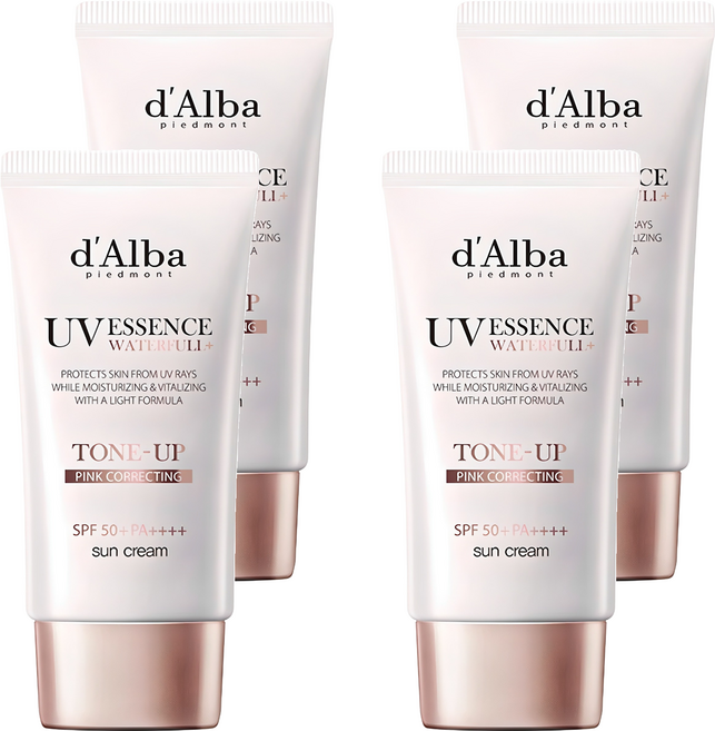 달바 워터풀 톤업 선크림 SPF 50+ PA++++, 50ml, 4개