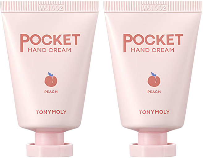 토니모리 포켓 핸드크림 피치, 2개, 30ml