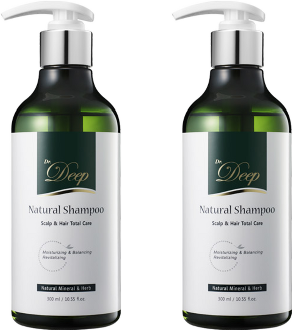 닥터딥 내추럴샴푸, 300ml, 2개