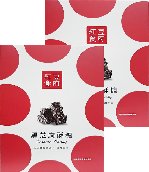 紅豆食府 黑芝麻酥糖, 100g, 2盒