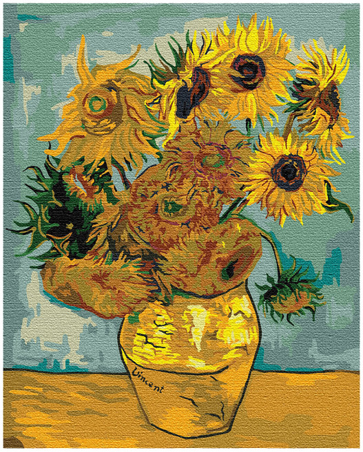 플레이어바웃 DIY 명화 그리기 세트 40 x 50 cm, 고흐해바라기, 1개