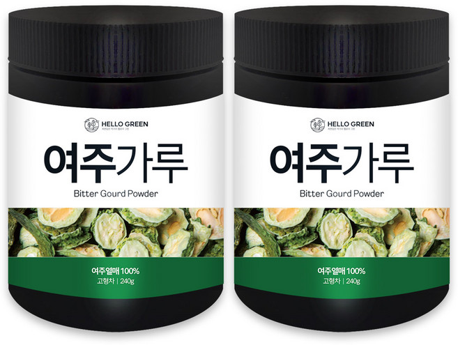 헬로우그린 여주 분말, 240g, 2개