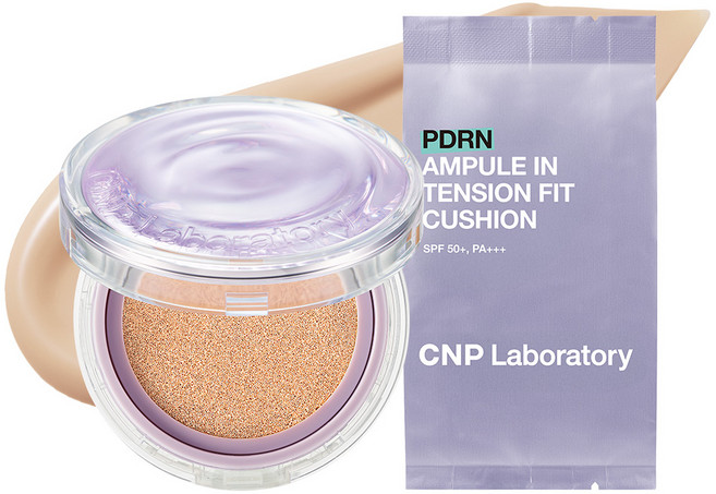 CNP차앤박 피디알엔 앰플 인 텐션 핏 쿠션 15g + 리필 15g 세트, 1개, 21호 라이트 베이지