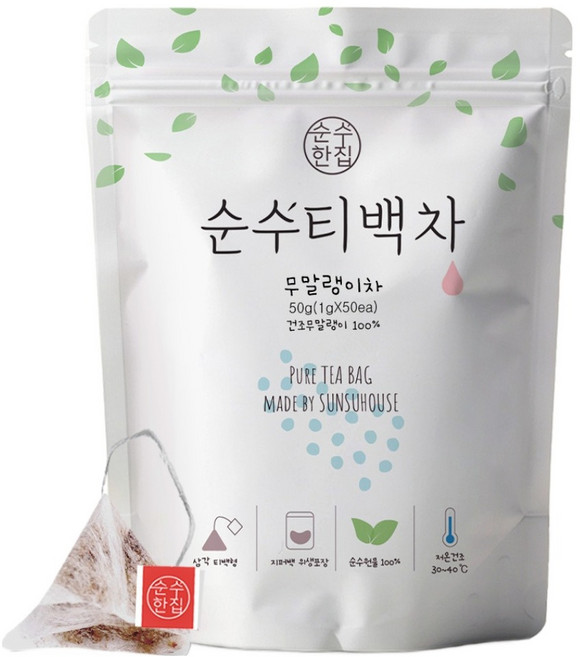 순수한집 건조 무말랭이차, 1g, 50개입, 1개