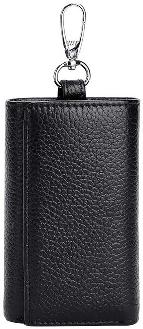 KWORKS 奢華錢包兩用鑰匙包, 黑色, Kong KWORKS 高級錢包兩用鑰匙包