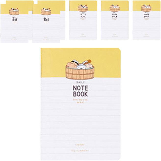 짱구는못말려 유선노트 S, 목욕해요, 8개