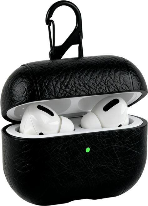 모아브 가죽 에어팟 케이스, 블랙, 1개, 에어팟4