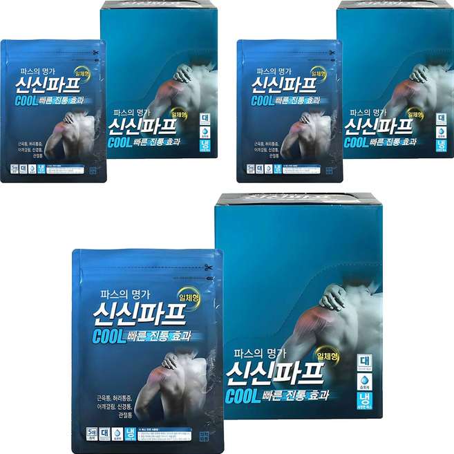 신신파스 신신파프 쿨 파스, 5개입, 30개