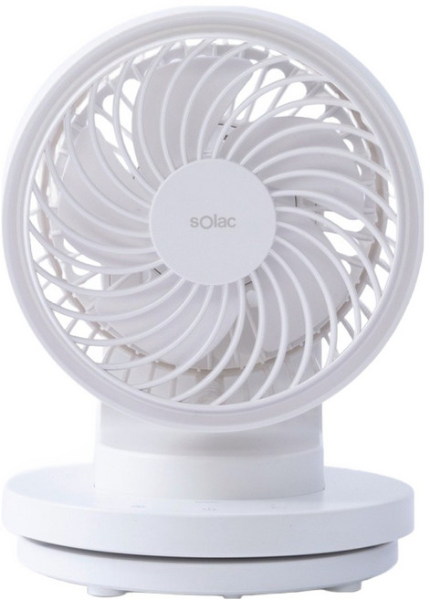 sOlac USB充電6吋DC行動風扇, SFA-F01W, 白色