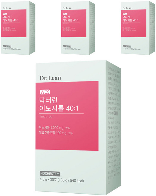 닥터린 이노시톨 40:1, 135g, 4개