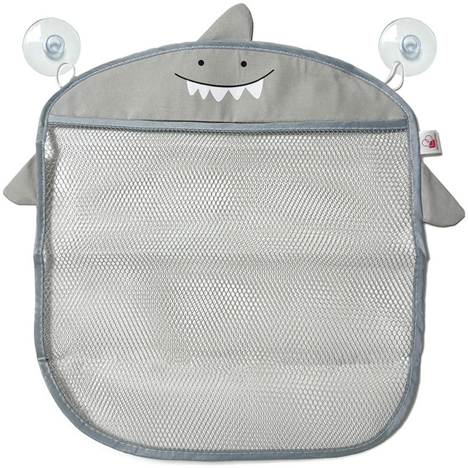 데일리해피비 흡착 욕실 그물망 정리함, 그레이, 1개