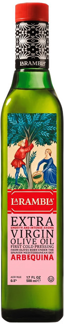 LA RAMBLA 單一品種阿爾貝吉納橄欖油, 500ml, 1瓶