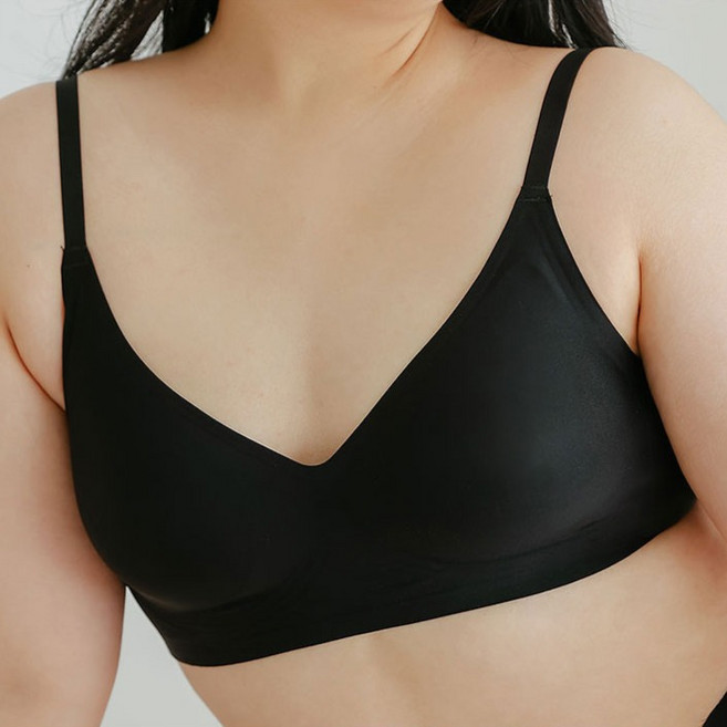 글램공감 이플 심리스 무봉제 누디 후크형 브라