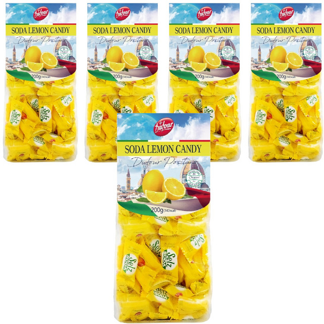 듀포 포지타노 소다레몬캔디, 200g, 5개
