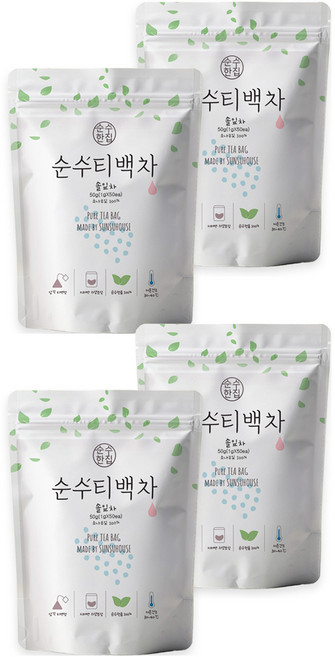 순수한집 솔잎차 삼각티백, 1g, 50개입, 4개