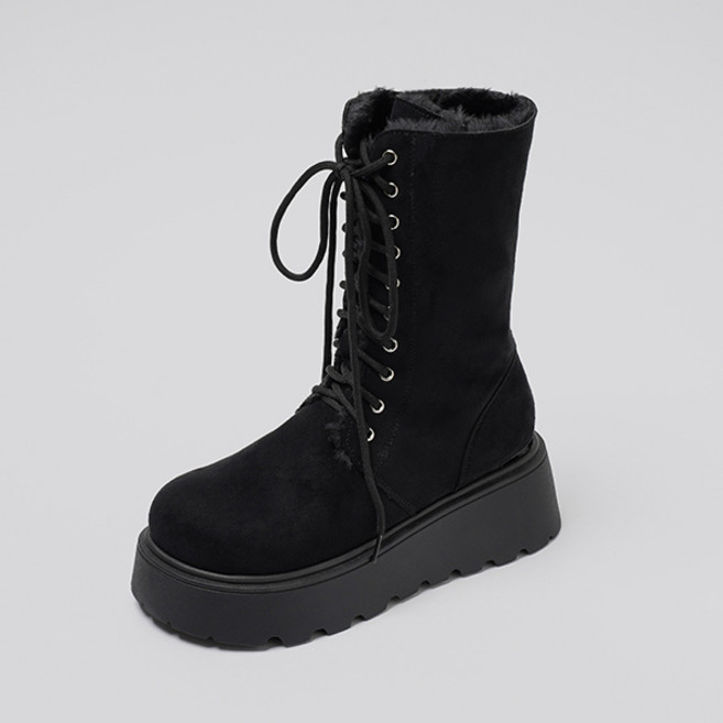 CHAAKAN SHOES 女款Lumo高厚底綁帶防寒靴 WTSDR4h8129