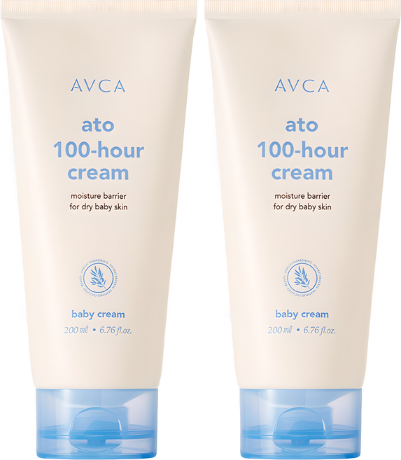 아브카 아토 100시간 초고보습 베이비 크림, 200ml, 2개